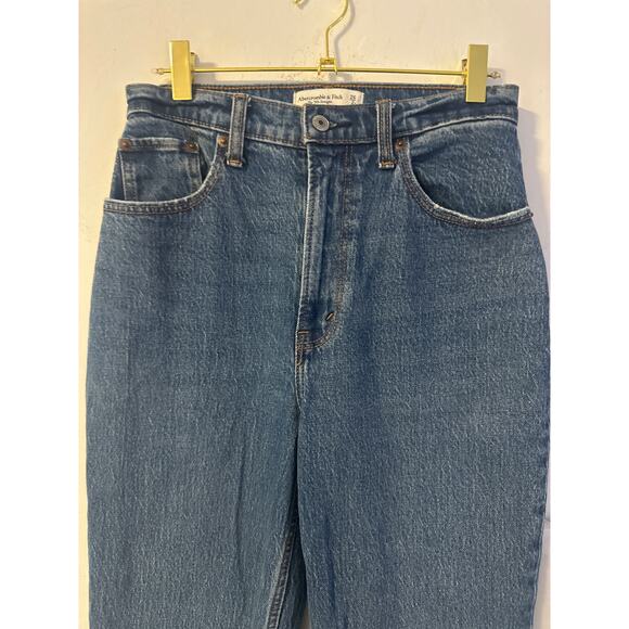 Abercrombie & Fitch The '90s Straight Vera High Rise 26/2 Curve Love like new - Picture 3 of 5